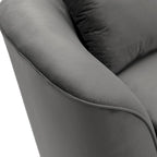 Christopher Knight Home - Divano curvo scultoreo Allegra 87