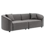 Christopher Knight Home - Divano curvo scultoreo Allegra 87