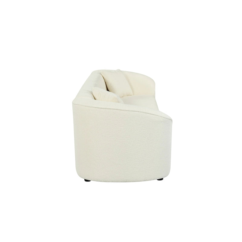 Christopher Knight Home - Divano curvo scultoreo Allegra 87