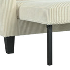 Christopher Knight Home - Divano componibile a L reversibile in tessuto con chaise longue contenitore, porte USB e portabicchieri
