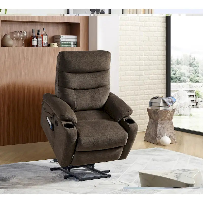 Christopher Knight Home - Fauteuil inclinable électrique releveur Liyasi avec massage, chauffage et fonctions pratiques