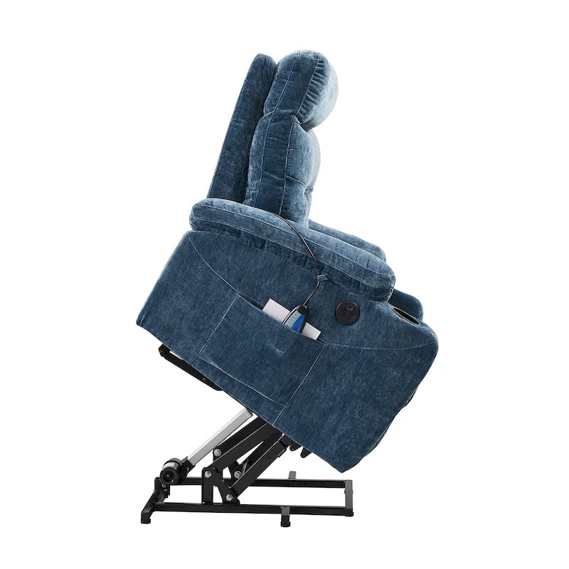 Christopher Knight Home - Fauteuil inclinable électrique releveur Liyasi avec massage, chauffage et fonctions pratiques