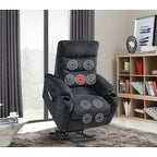 Christopher Knight Home - Fauteuil inclinable électrique releveur Liyasi avec massage, chauffage et fonctions pratiques