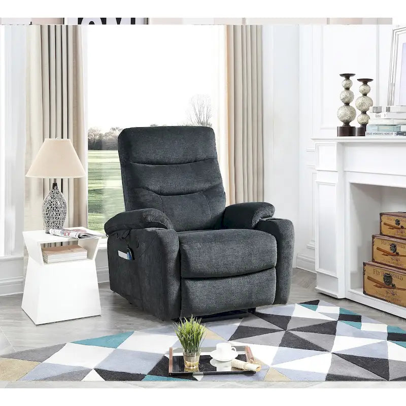 Christopher Knight Home - Fauteuil inclinable électrique releveur Liyasi avec massage, chauffage et fonctions pratiques