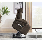 Christopher Knight Home - Fauteuil inclinable électrique releveur Liyasi avec massage, chauffage et fonctions pratiques