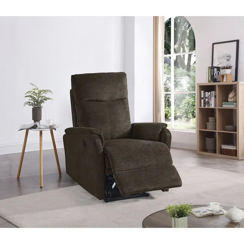 Christopher Knight Home - Poltrona reclinabile elettrica Hudson con ricarica USB