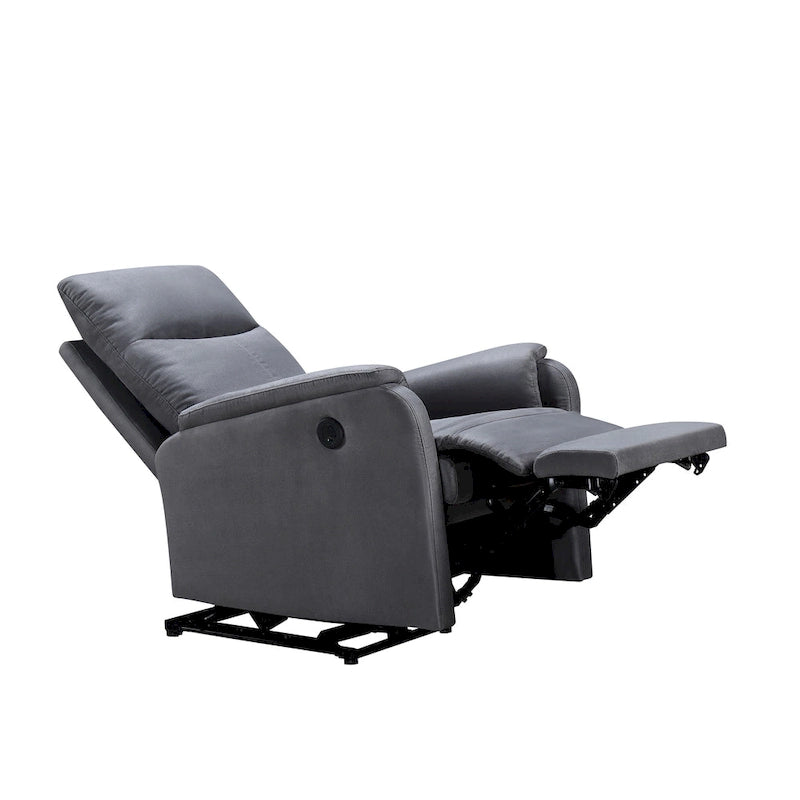 Christopher Knight Home - Poltrona reclinabile elettrica Hudson con ricarica USB