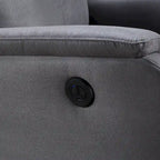 Christopher Knight Home - Poltrona reclinabile elettrica Hudson con ricarica USB