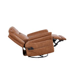 GDFStudio - Fauteuil inclinable pivotant et basculant électrique Harrison avec chauffage et massage, accoudoirs coussinés, pour salons