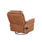 GDFStudio - Fauteuil inclinable pivotant et basculant électrique Harrison avec chauffage et massage, accoudoirs coussinés, pour salons