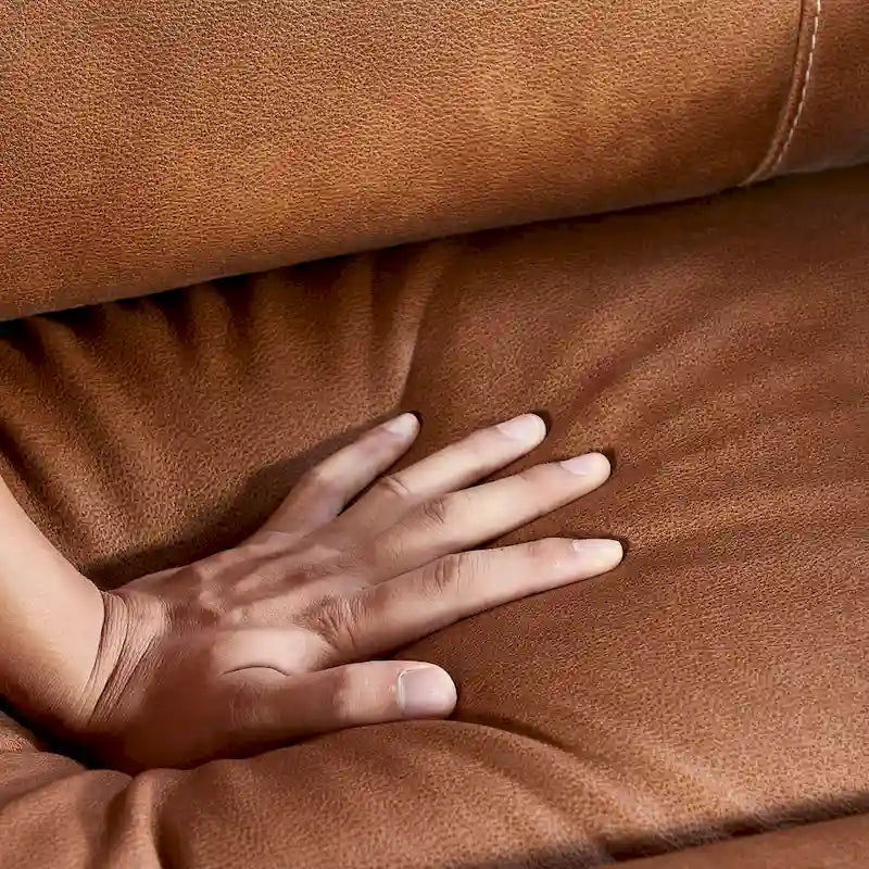 GDFStudio - Fauteuil inclinable pivotant et basculant électrique Harrison avec chauffage et massage, accoudoirs coussinés, pour salons