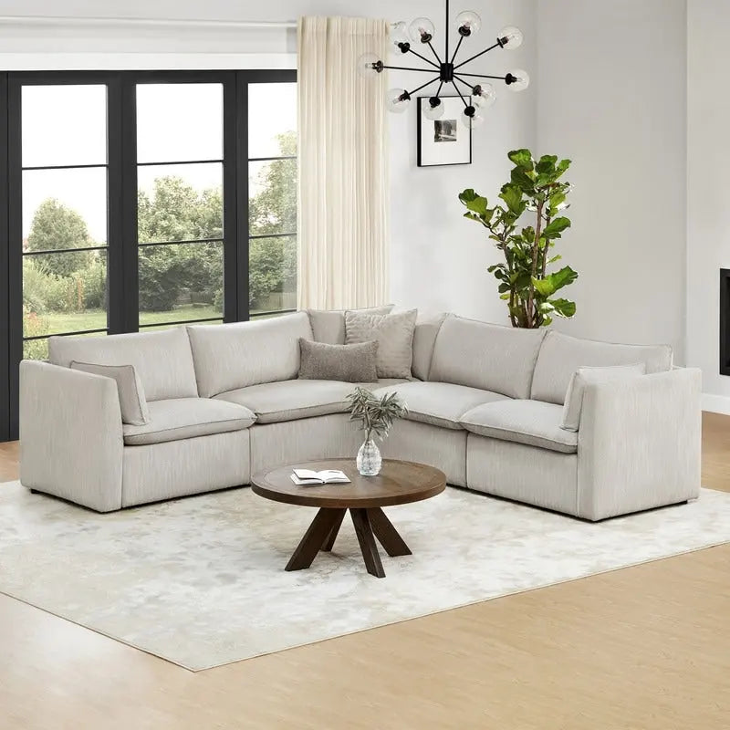 Canapé d'angle modulable Cypress pour salon