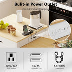 Isola cucina Betsy con tavolo da pranzo allungabile per 4-6 persone