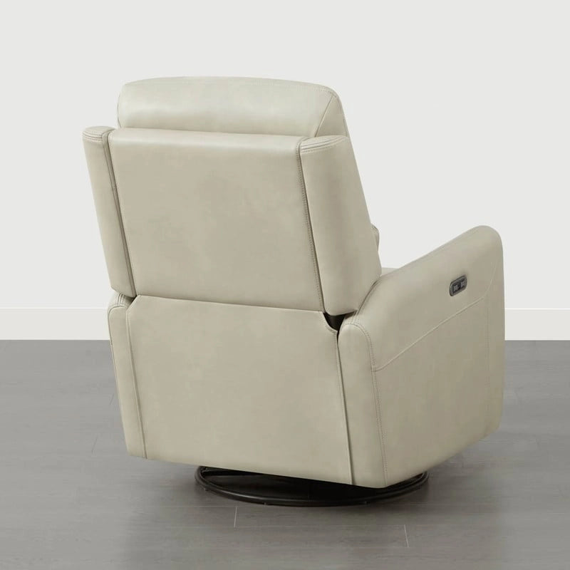 Poltrona reclinabile Adalyn Power Swivel Glider con cuscino lombare