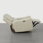 Poltrona reclinabile Adalyn Power Swivel Glider con cuscino lombare