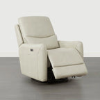 Poltrona reclinabile Adalyn Power Swivel Glider con cuscino lombare