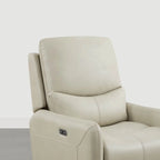 Poltrona reclinabile Adalyn Power Swivel Glider con cuscino lombare