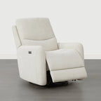 Poltrona reclinabile Adalyn Power Swivel Glider con cuscino lombare