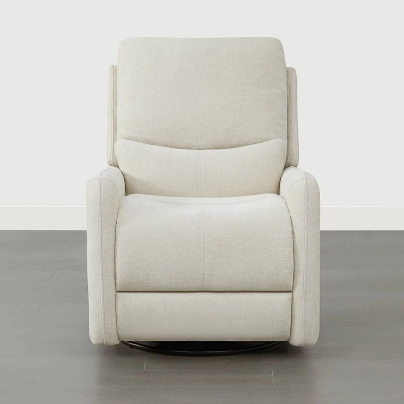 Poltrona reclinabile Adalyn Power Swivel Glider con cuscino lombare