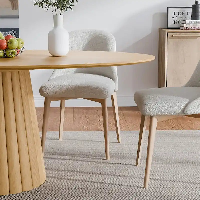 Dovelina 67 Table à Manger Ovale pour 6 Personnes - 3 Options de Couleur - 67x33.5x31