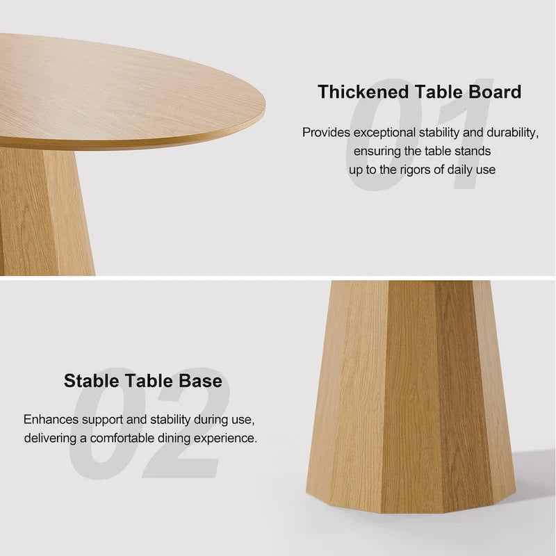 Dovelina 67 Table à Manger Ovale pour 6 Personnes - 3 Options de Couleur - 67x33.5x31