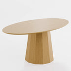 Dovelina 67 Table à Manger Ovale pour 6 Personnes - 3 Options de Couleur - 67x33.5x31