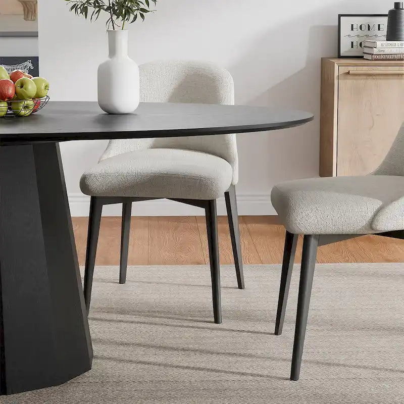 Dovelina 67 Table à Manger Ovale pour 6 Personnes - 3 Options de Couleur - 67x33.5x31