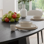 Dovelina 67 Table à Manger Ovale pour 6 Personnes - 3 Options de Couleur - 67x33.5x31