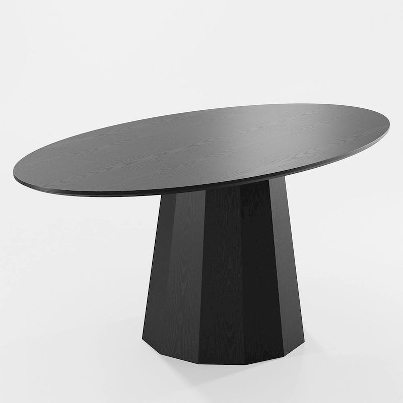 Dovelina 67 Table à Manger Ovale pour 6 Personnes - 3 Options de Couleur - 67x33.5x31