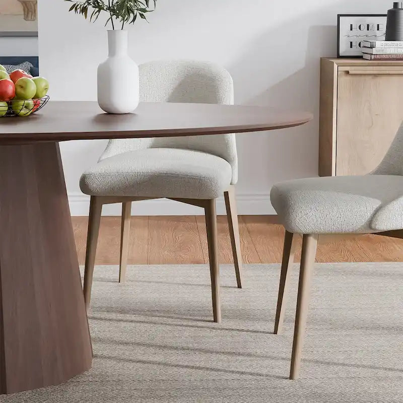 Dovelina 67 Table à Manger Ovale pour 6 Personnes - 3 Options de Couleur - 67x33.5x31