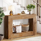 Console étroite de 47 pouces avec rangement pour entrée, salon - 120 L x 74 H x 30 P cm