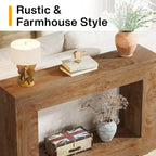 Console étroite de 47 pouces avec rangement pour entrée, salon - 120 L x 74 H x 30 P cm