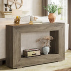 Console étroite de 47 pouces avec rangement pour entrée, salon - 120 L x 74 H x 30 P cm