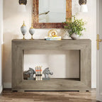 Console étroite de 47 pouces avec rangement pour entrée, salon - 120 L x 74 H x 30 P cm