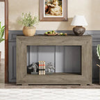 Console étroite de 47 pouces avec rangement pour entrée, salon - 120 L x 74 H x 30 P cm