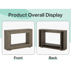 Console étroite de 47 pouces avec rangement pour entrée, salon - 120 L x 74 H x 30 P cm