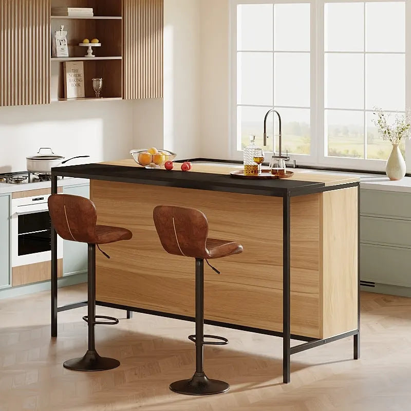 Isola Cucina con 6 Scomparti a Cubo per Cucina Sala da Pranzo