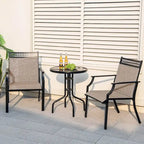 Set di 2 sedie da patio Costway con tessuto traspirante per tutte le stagioni - Vedi dettagli