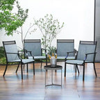 Set di 2 sedie da patio Costway con tessuto traspirante per tutte le stagioni - Vedi dettagli