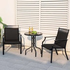 Set di 2 sedie da patio Costway con tessuto traspirante per tutte le stagioni - Vedi dettagli