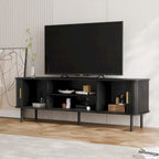 Meuble TV console média Tambour pour téléviseurs jusqu'à 55 pouces