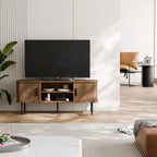 Meuble TV console média Tambour pour téléviseurs jusqu'à 55 pouces