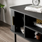 Meuble TV console média Tambour pour téléviseurs jusqu'à 55 pouces