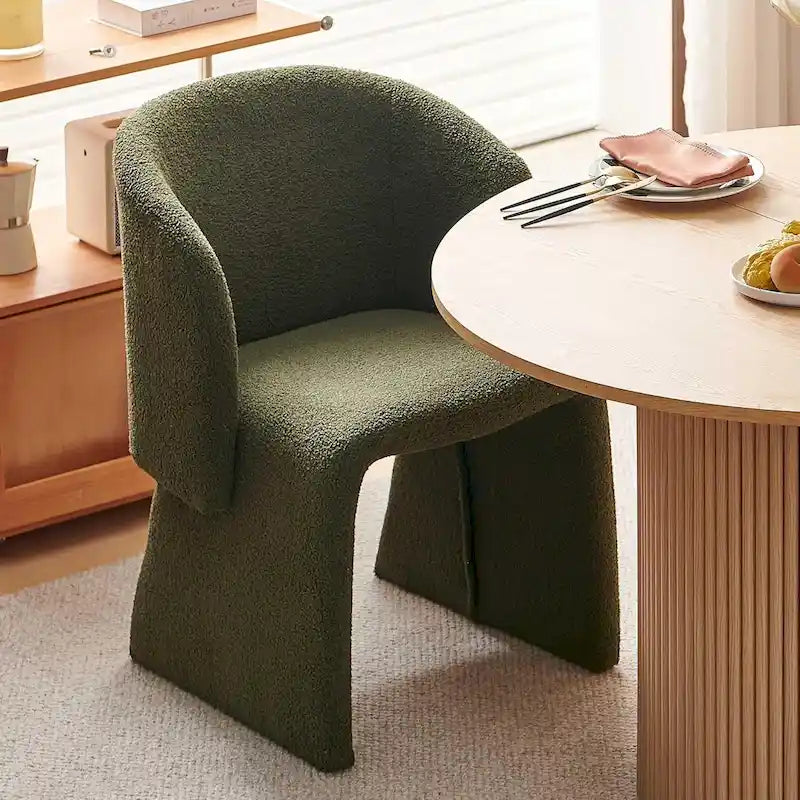 Sedie Divano da Pranzo Howtai Barrel Rivestite-Completamente Avvolte