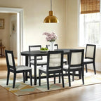 Tavolo da pranzo ovale Middlebrook Modern Rustic in legno massello di rovere da 70 pollici