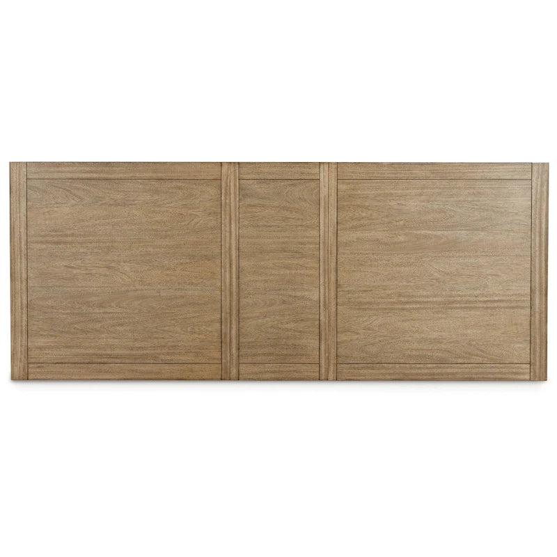 Tavolo da Pranzo Myka, Prolunga, Rettangolare in Legno Marrone 80-98 Pollici