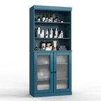 Mobiletto da bagno 32" in legno massello al 100% con ante opzionali di Palace Imports
