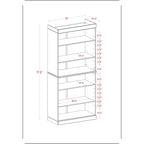 Mobiletto da bagno 32" in legno massello al 100% con ante opzionali di Palace Imports