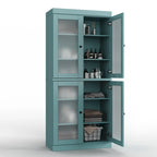 Mobiletto da bagno 32" in legno massello al 100% con ante opzionali di Palace Imports