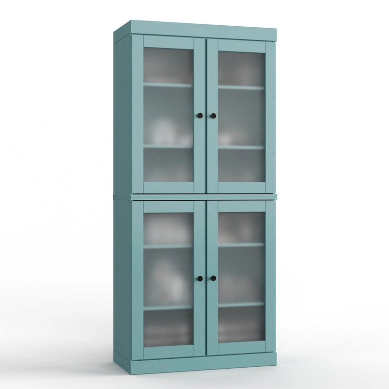 Mobiletto da bagno 32" in legno massello al 100% con ante opzionali di Palace Imports